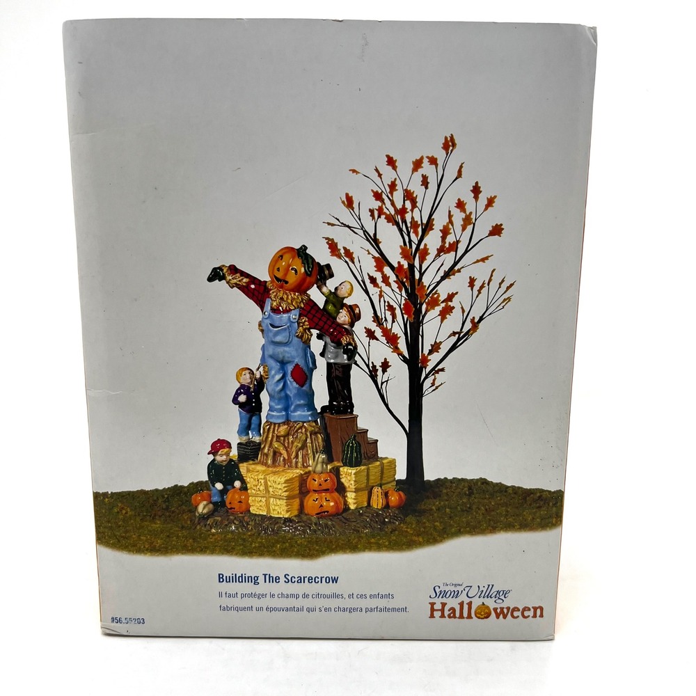 DEPARTMENT 56 SNOW VILLAGE
HALLOWEEN BUILDING THE SCARECROW